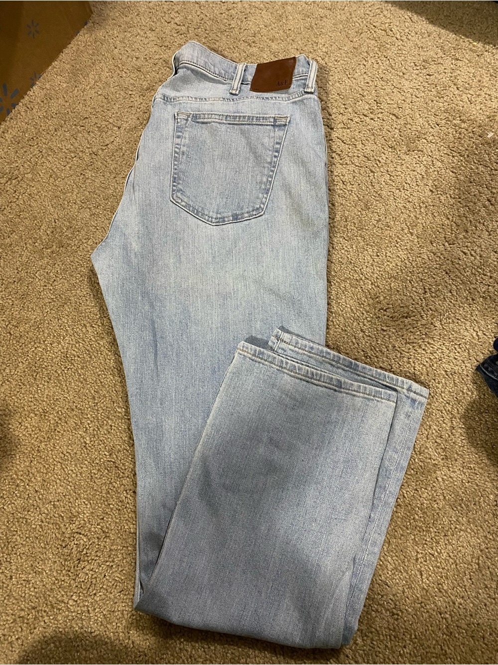 Abercrombie & Fitch Light Blue Straight Jeans